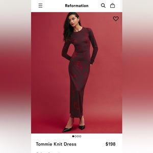 Reformation Tommie Knit dress